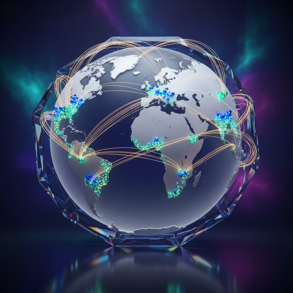 连接全球知名院校的数字网络地图